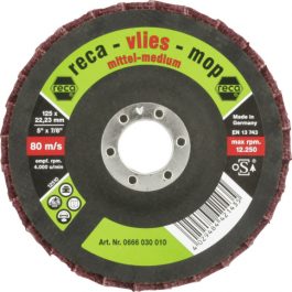 Fleece-Mop šlifavimo diskas, 125 x 22.23 mm