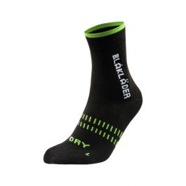 BLÅKLÄDER kojinės, dydis 45-48, juoda / neoninė žalia