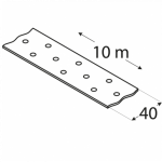 Perforuota tvirtinimo juosta TM2/10, 40 x 2 mm / 10 m