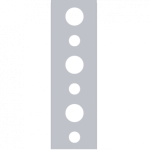 Perforuota tvirtinimo juosta TM5/25, 20 x 0.9 mm / 25 m