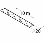 Perforuota tvirtinimo juosta TM9/10, 20 x 0.9 mm / 10 m